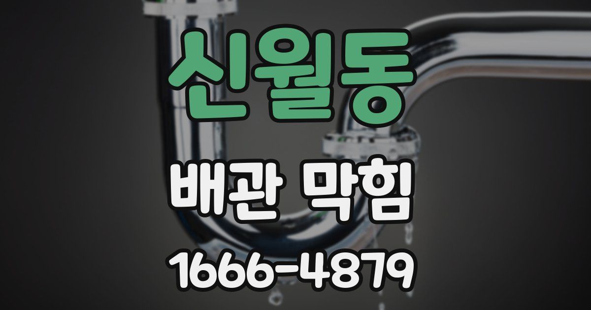 신월동 배관 막힘