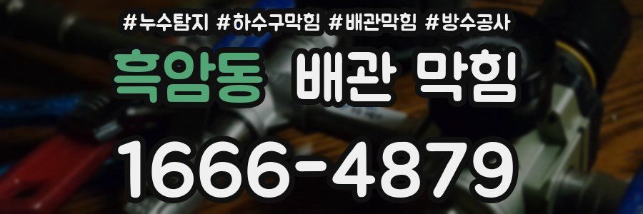 흑암동 배관 막힘
