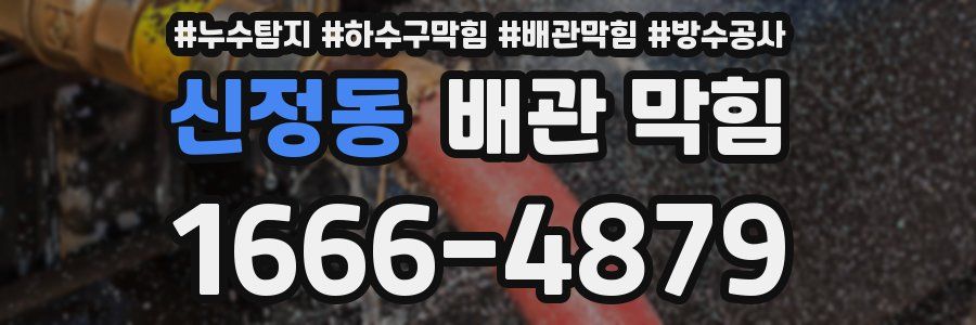 신정동 배관 막힘