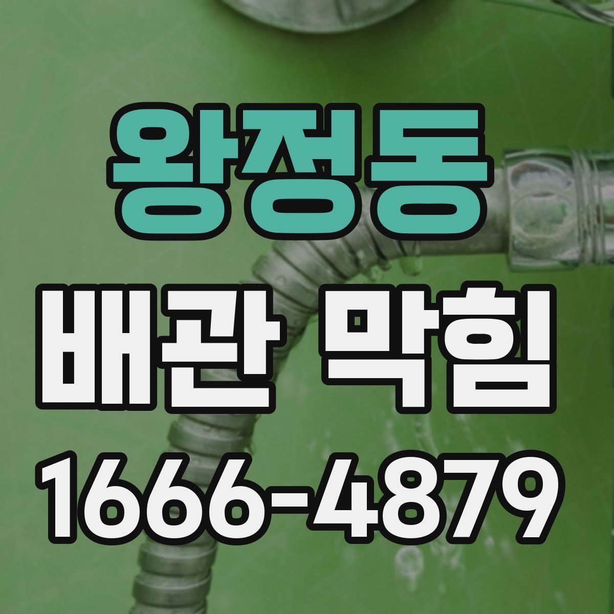 왕정동 배관 막힘