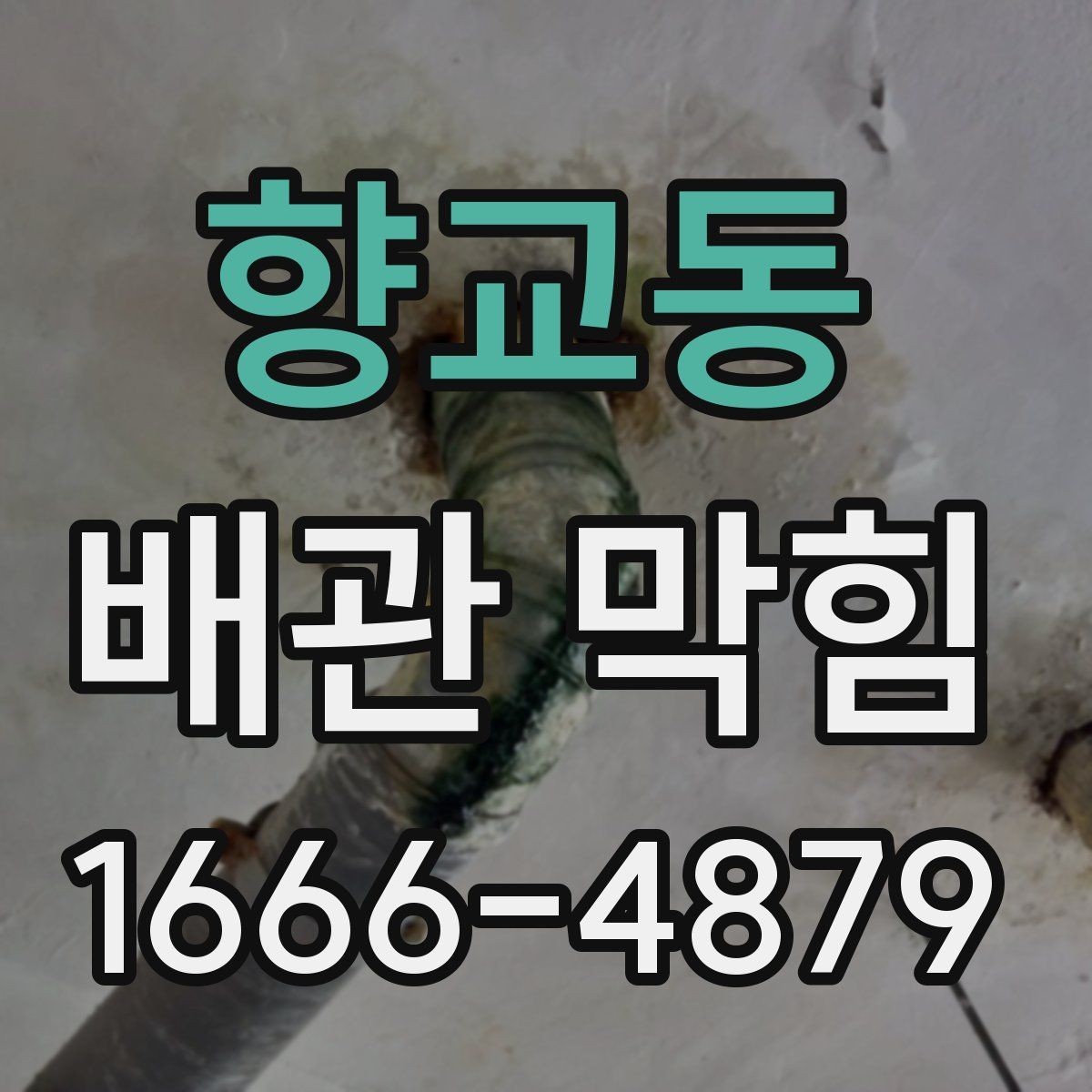 향교동 배관 막힘 발생 후 확인할 주변 요소