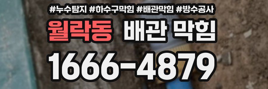 월락동 배관 막힘