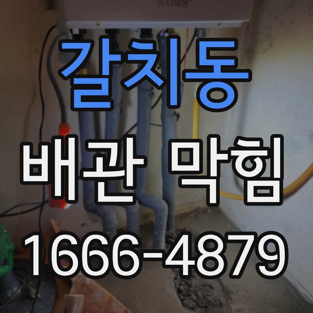 갈치동 배관 막힘
