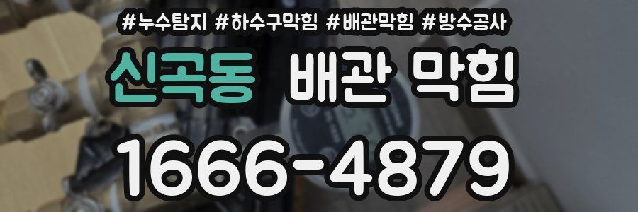 신곡동 배관 막힘