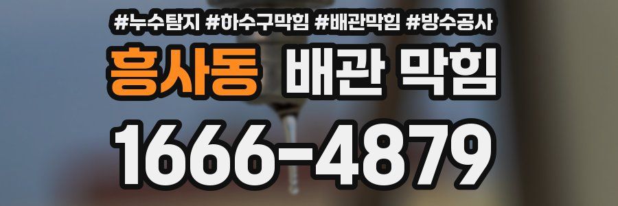 흥사동 배관 막힘