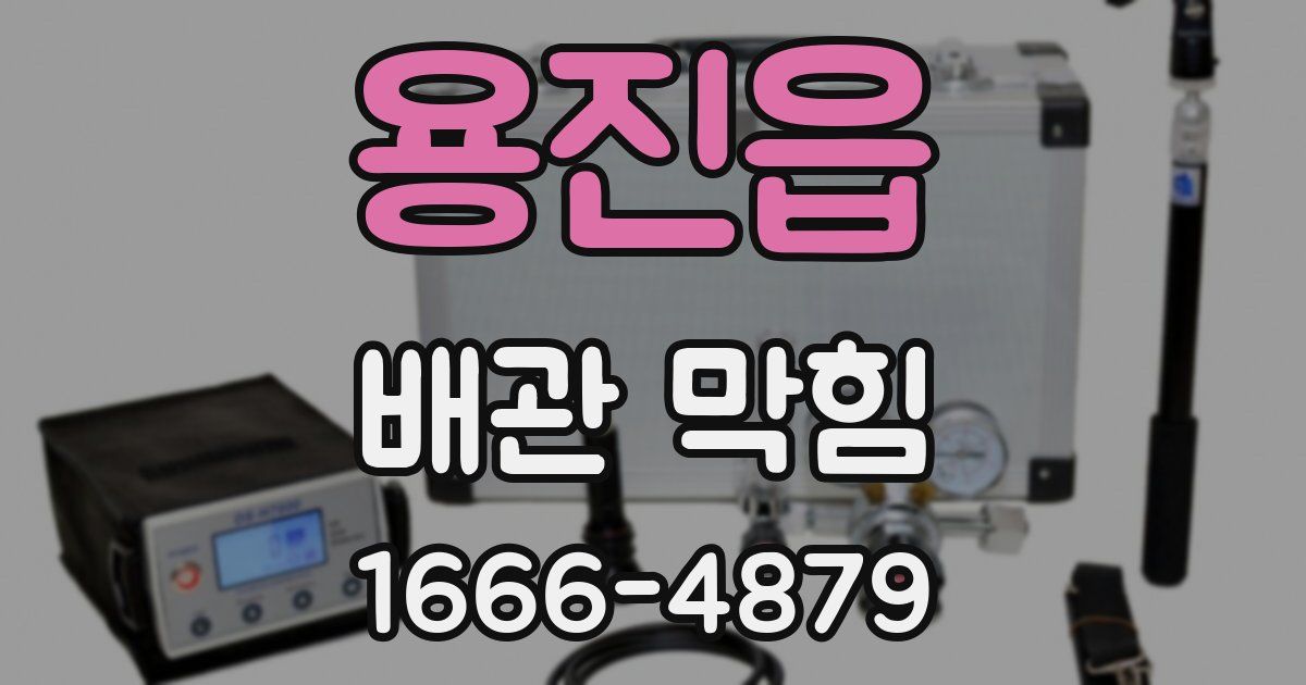 용진읍 배관 막힘