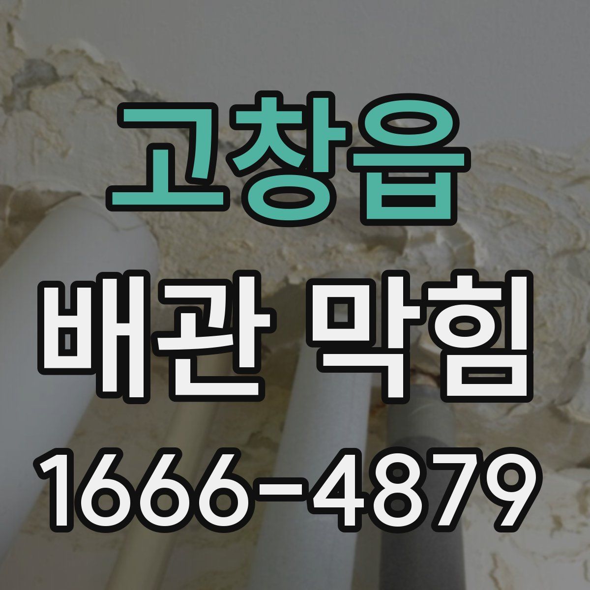 고창읍 배관 막힘