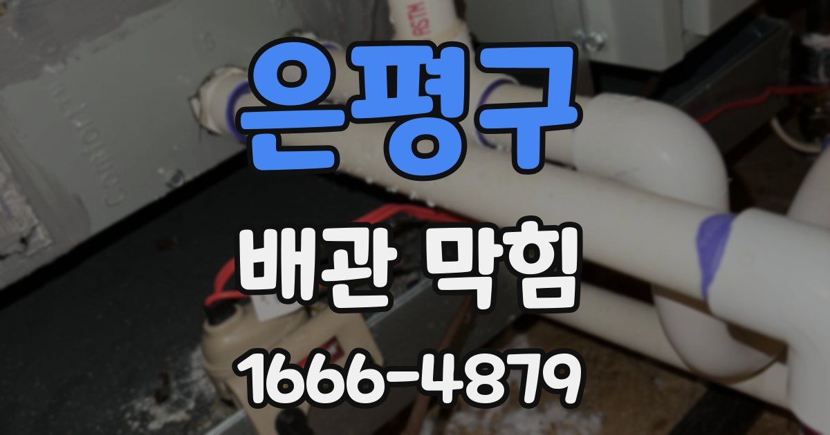 은평구 배관 막힘