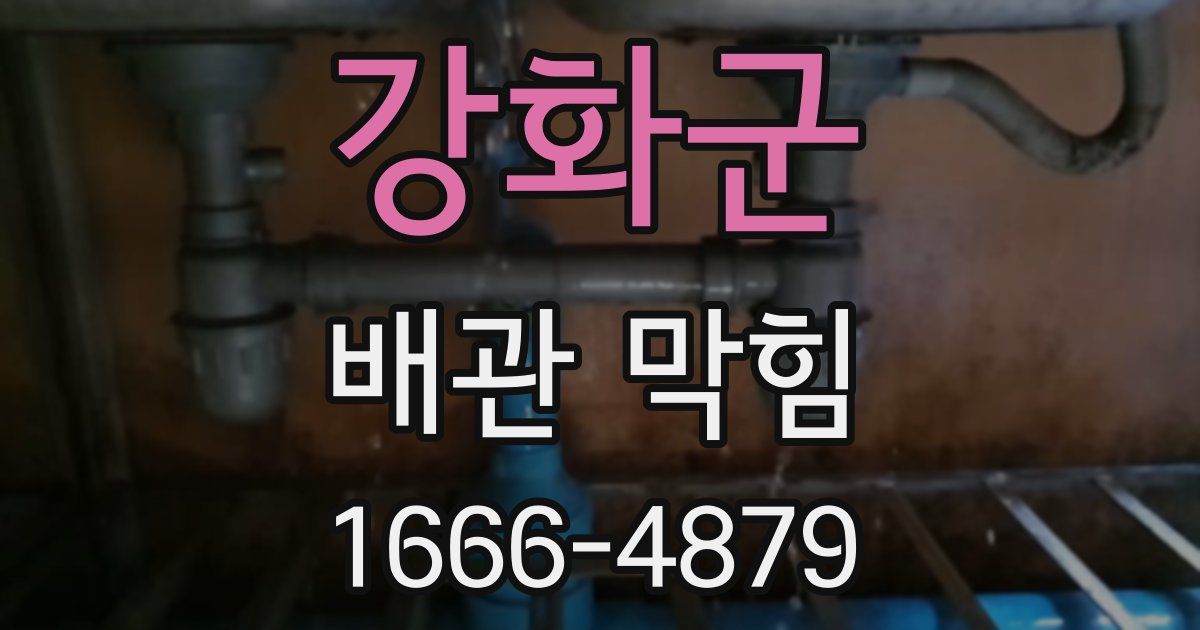 강화군 배관 막힘