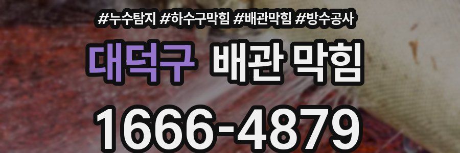 대덕구 배관 막힘