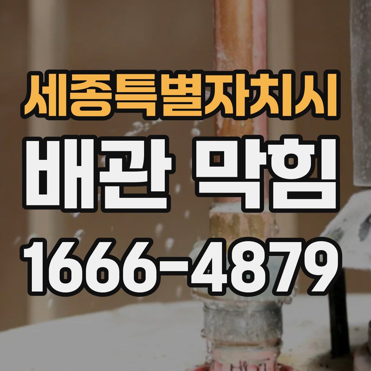 세종특별자치시 배관 막힘