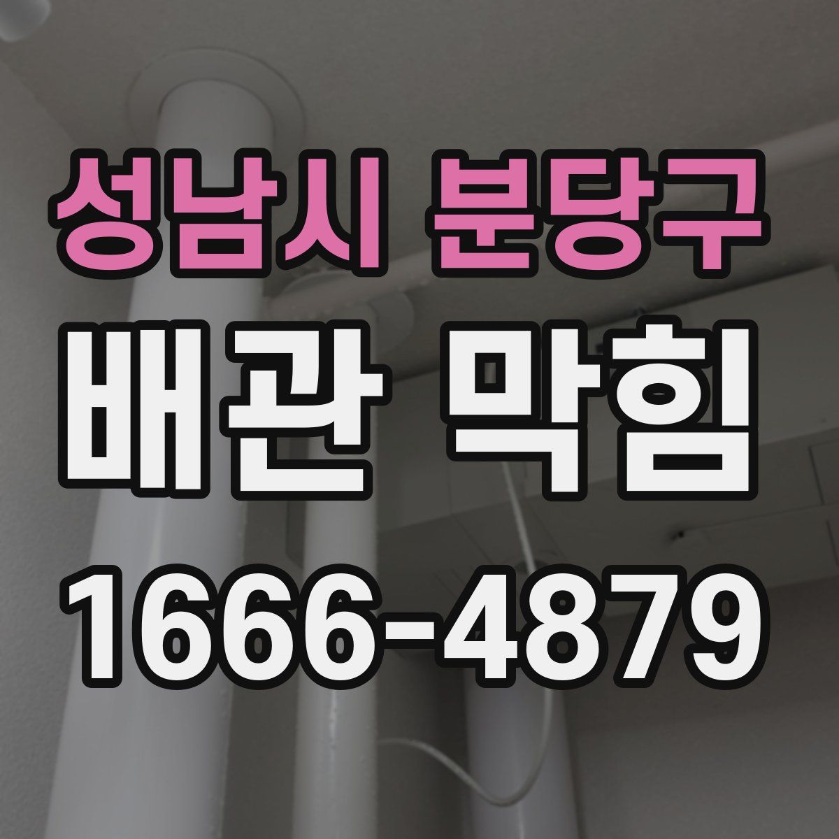 성남시 분당구 배관 막힘
