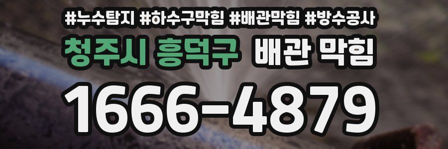 청주시 흥덕구 배관 막힘