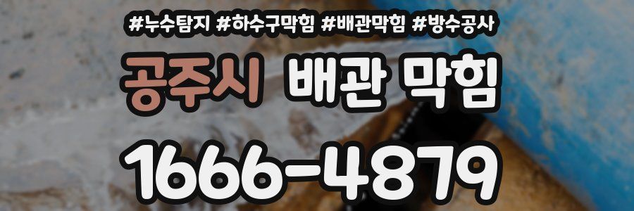 공주시 배관 막힘