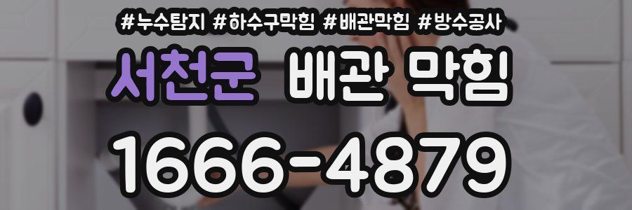서천군 배관 막힘