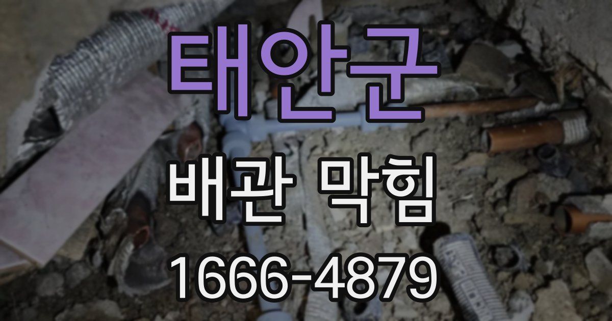 태안군 배관 막힘