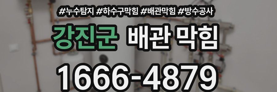 강진군 배관 막힘