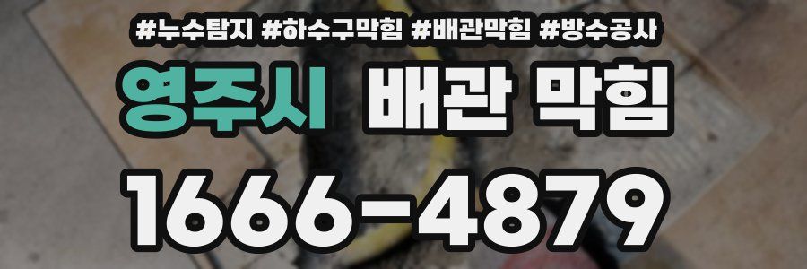 영주시 배관 막힘