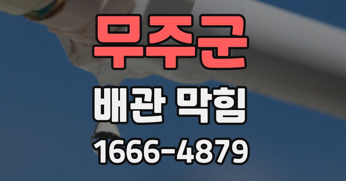 무주군 배관 막힘