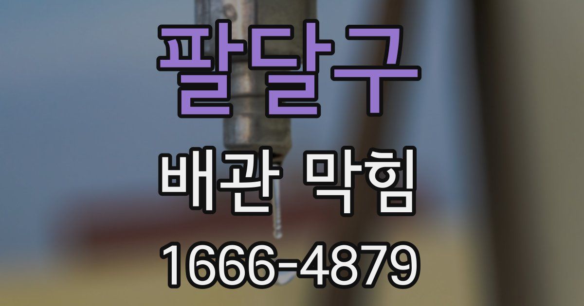 팔달구 배관 막힘