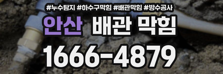 안산 배관 막힘