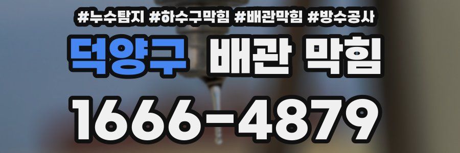 덕양구 배관 막힘