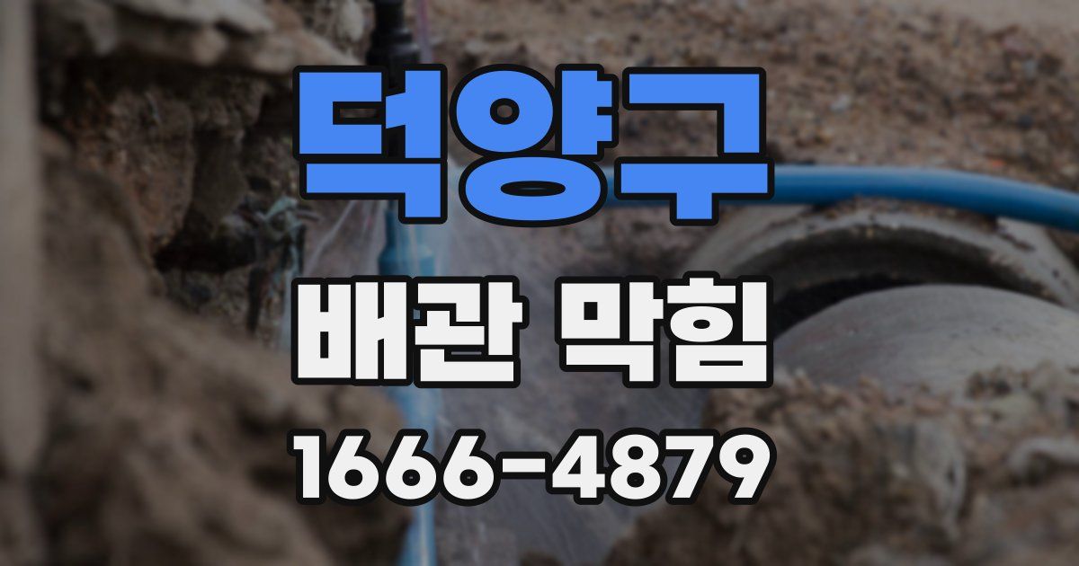 덕양구 배관 막힘