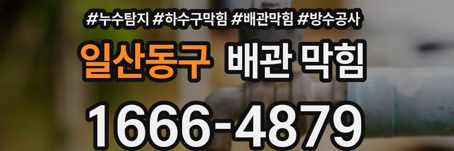 일산동구 배관 막힘