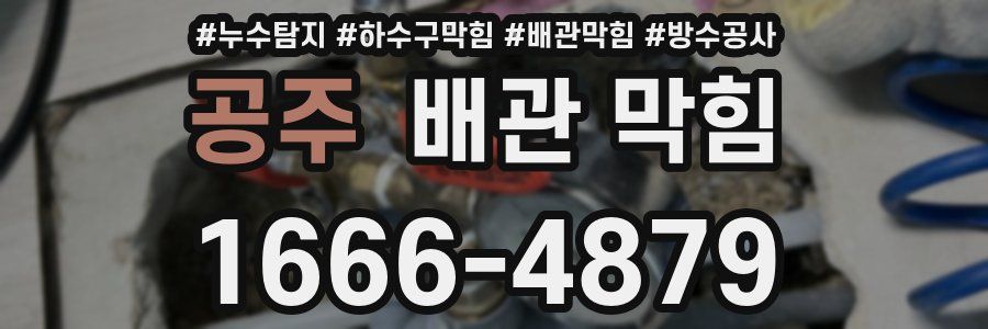 공주 배관 막힘
