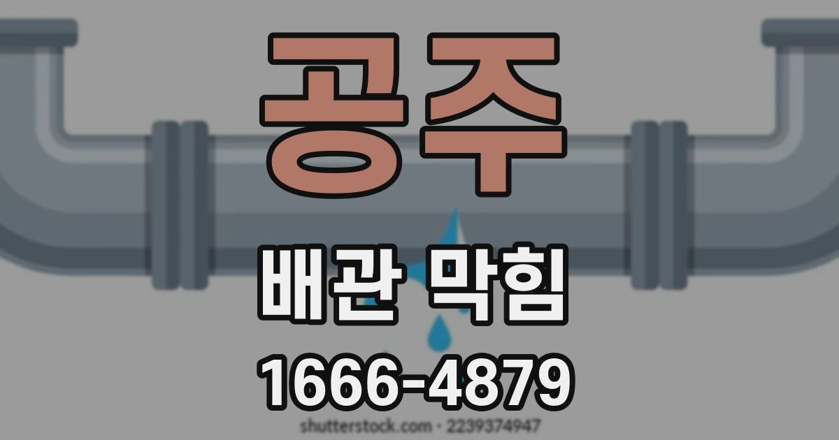 공주 배관 막힘
