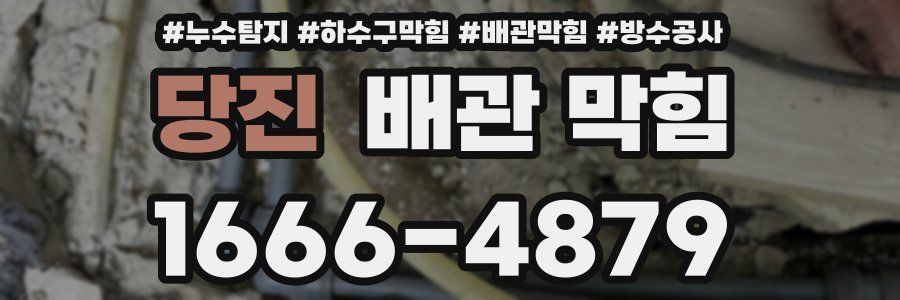 당진 배관 막힘