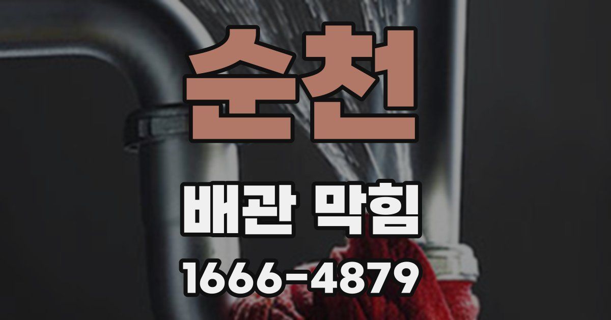 순천 배관 막힘