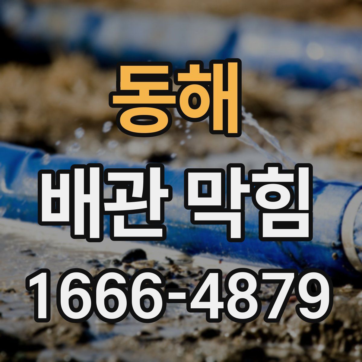 동해 배관 막힘