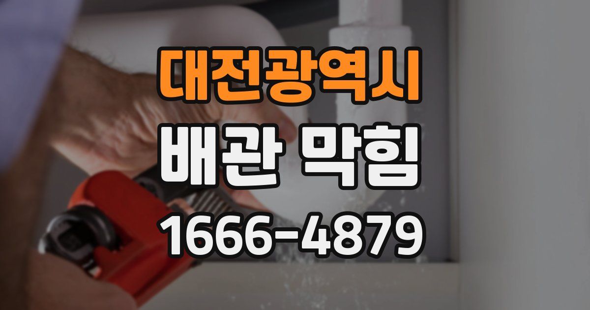 대전광역시 배관 막힘