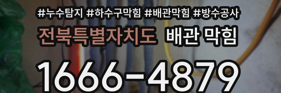 전북특별자치도 배관 막힘