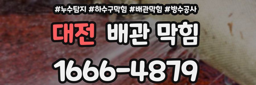 대전 배관 막힘