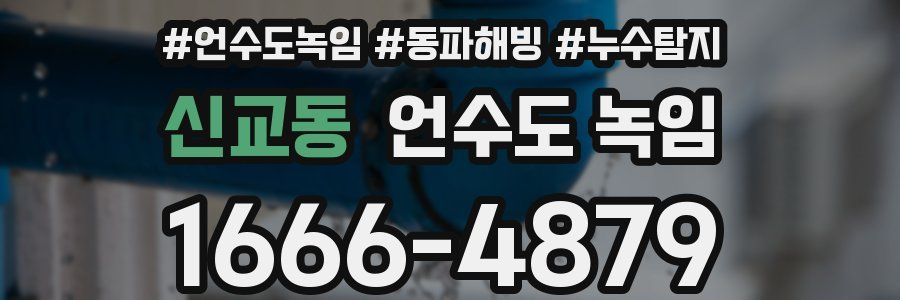 신교동 언수도 녹임