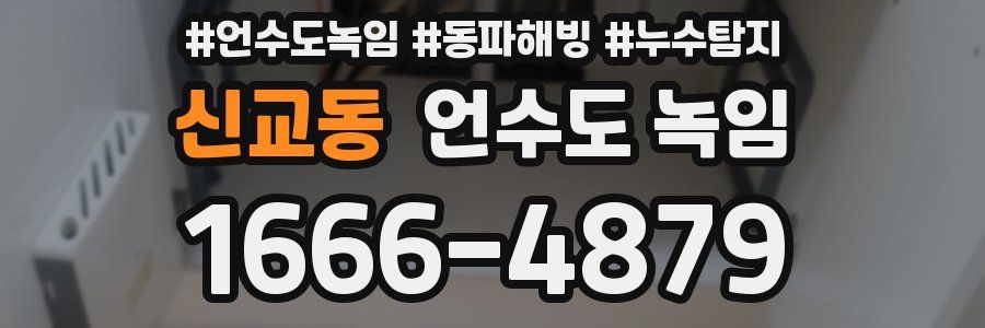 신교동 언수도 녹임