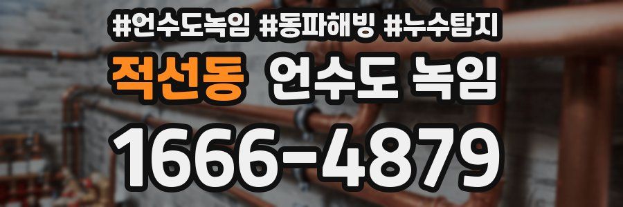 적선동 언수도 녹임
