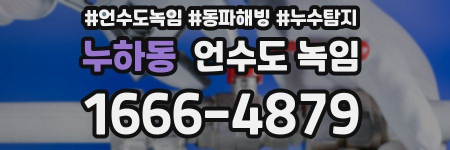 누하동 언수도 녹임