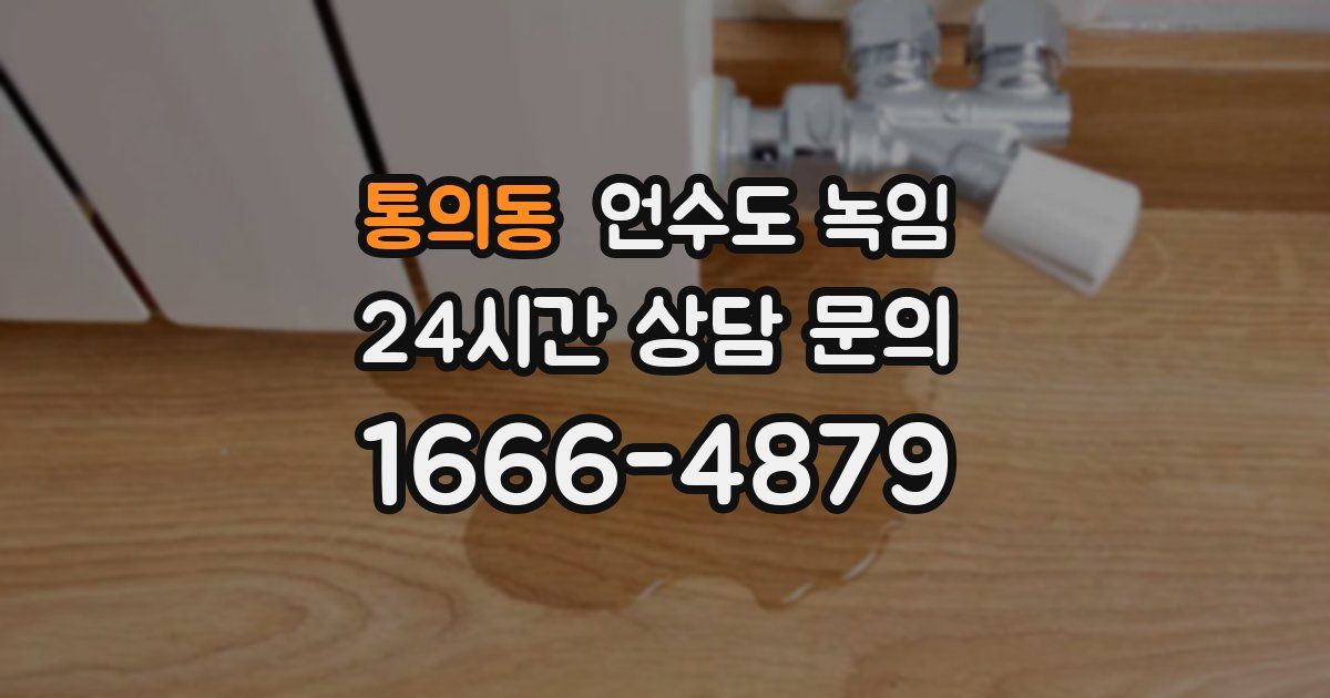 통의동 언수도 녹임