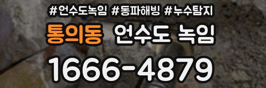 통의동 언수도 녹임