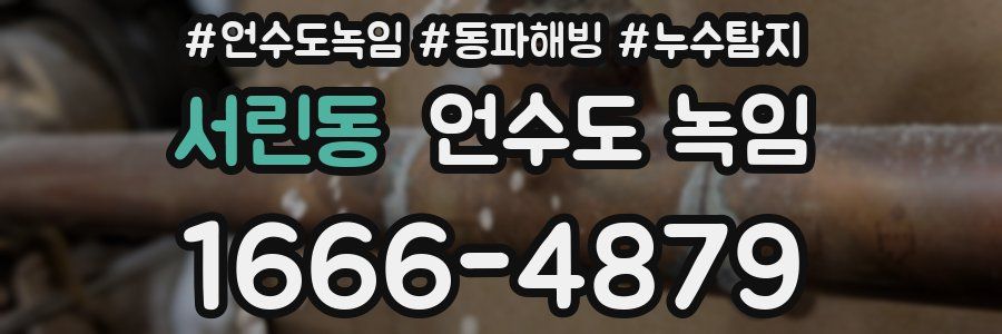 서린동 언수도 녹임