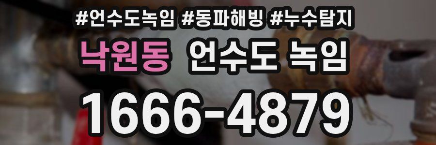 낙원동 언수도 녹임