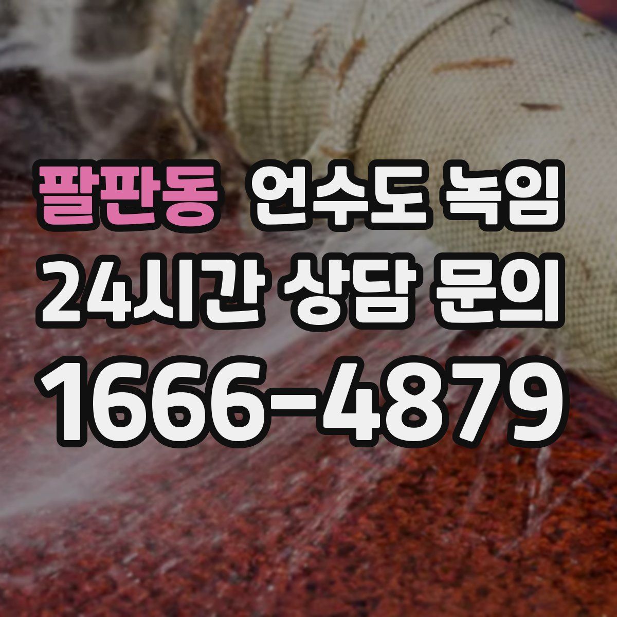 팔판동 언수도 녹임