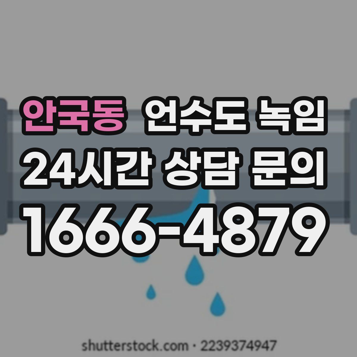 안국동 언수도 녹임