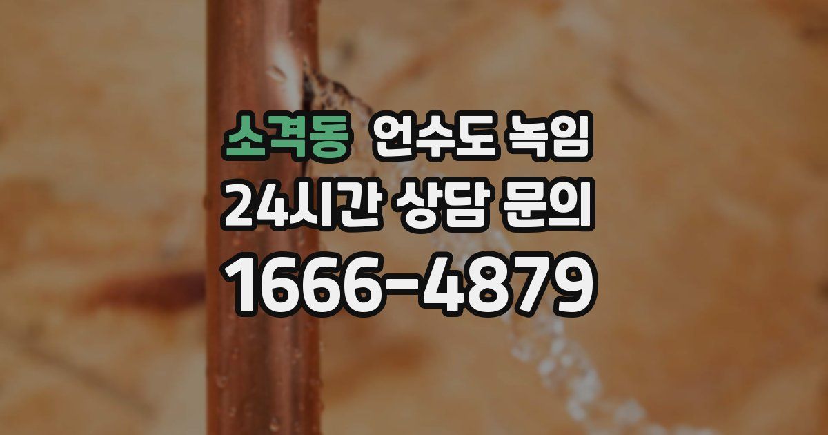 소격동 언수도 녹임