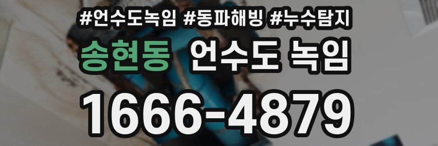 송현동 언수도 녹임