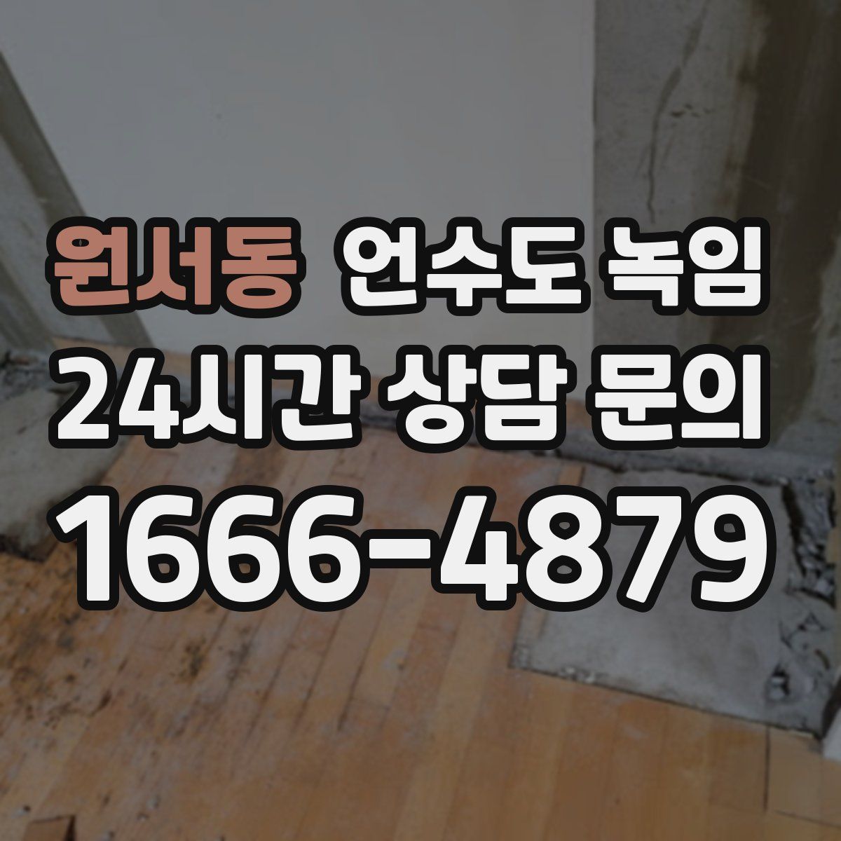 원서동 언수도 녹임