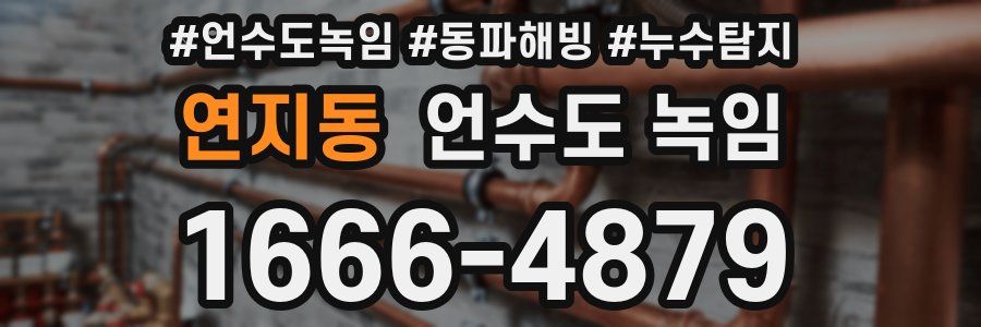 연지동 언수도 녹임